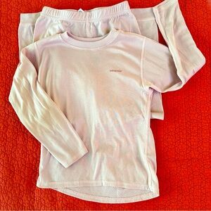 Patagonia Kids Capilene Base Layer Sz XS Top/ S8 bottom